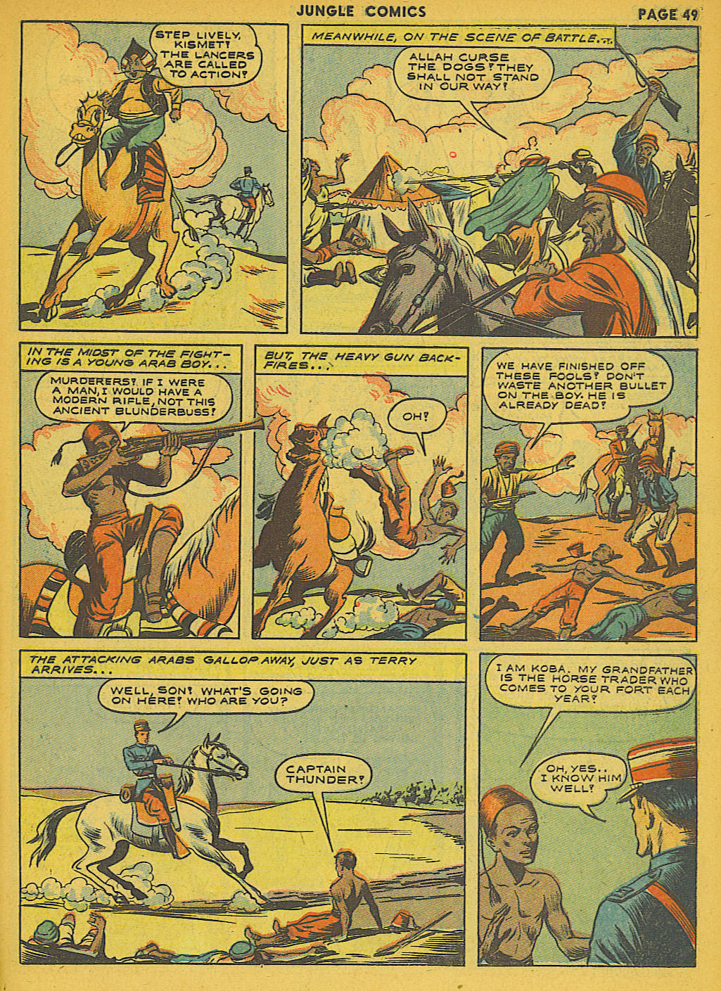 Read online Jungle Comics comic -  Issue #41 - 51