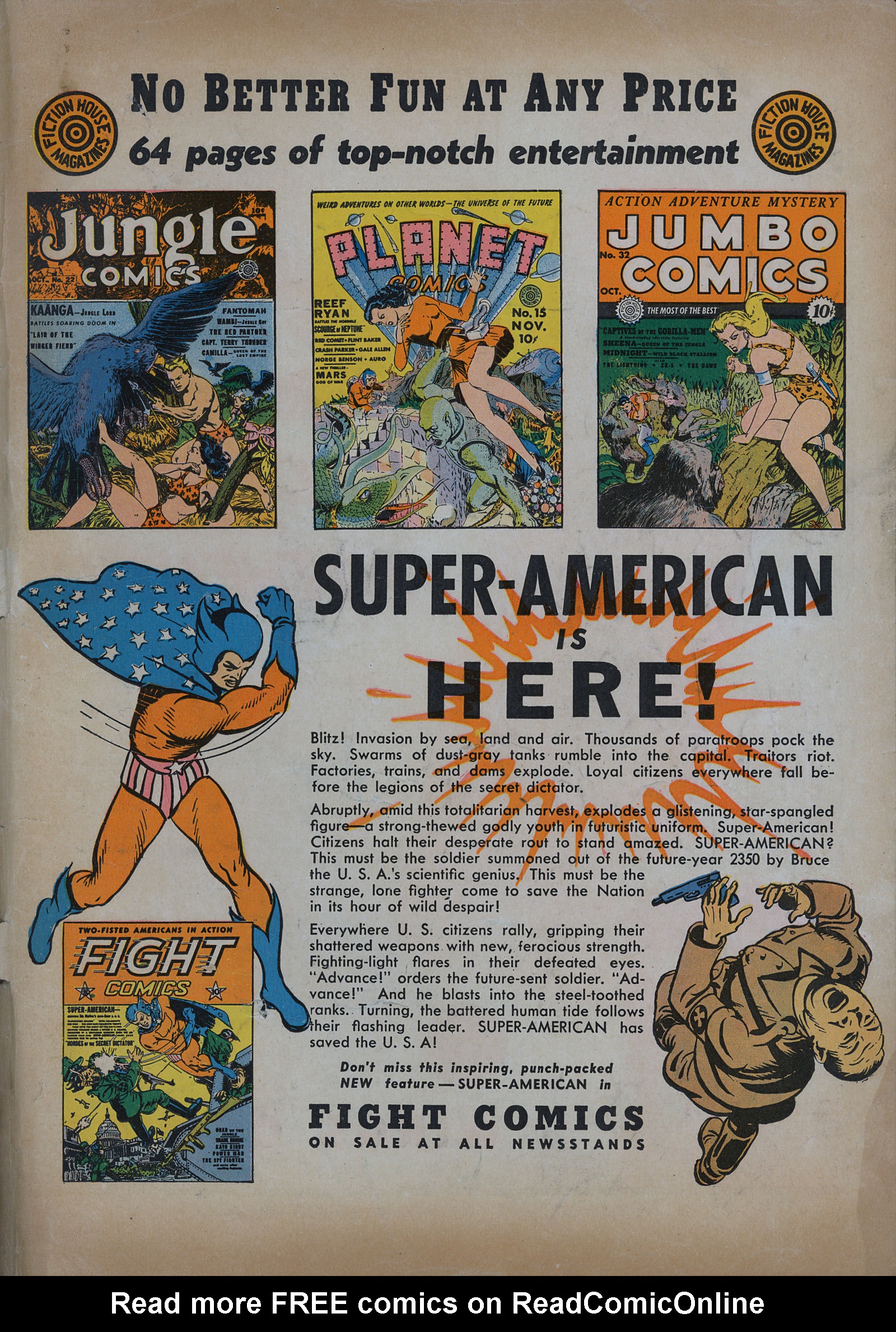 Read online Jumbo Comics comic -  Issue #32 - 67