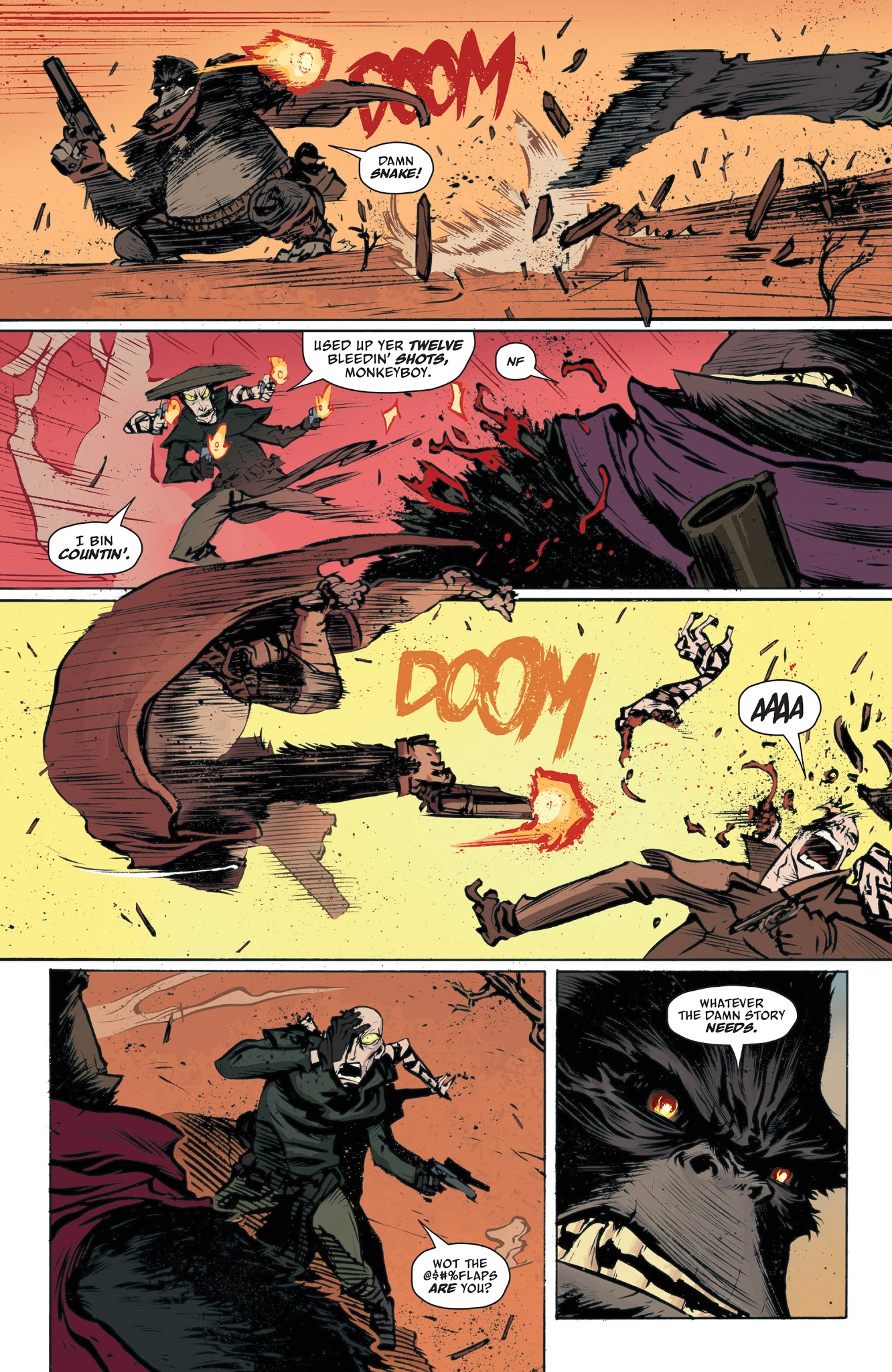 Read online Six-Gun Gorilla comic -  Issue #6 - 12