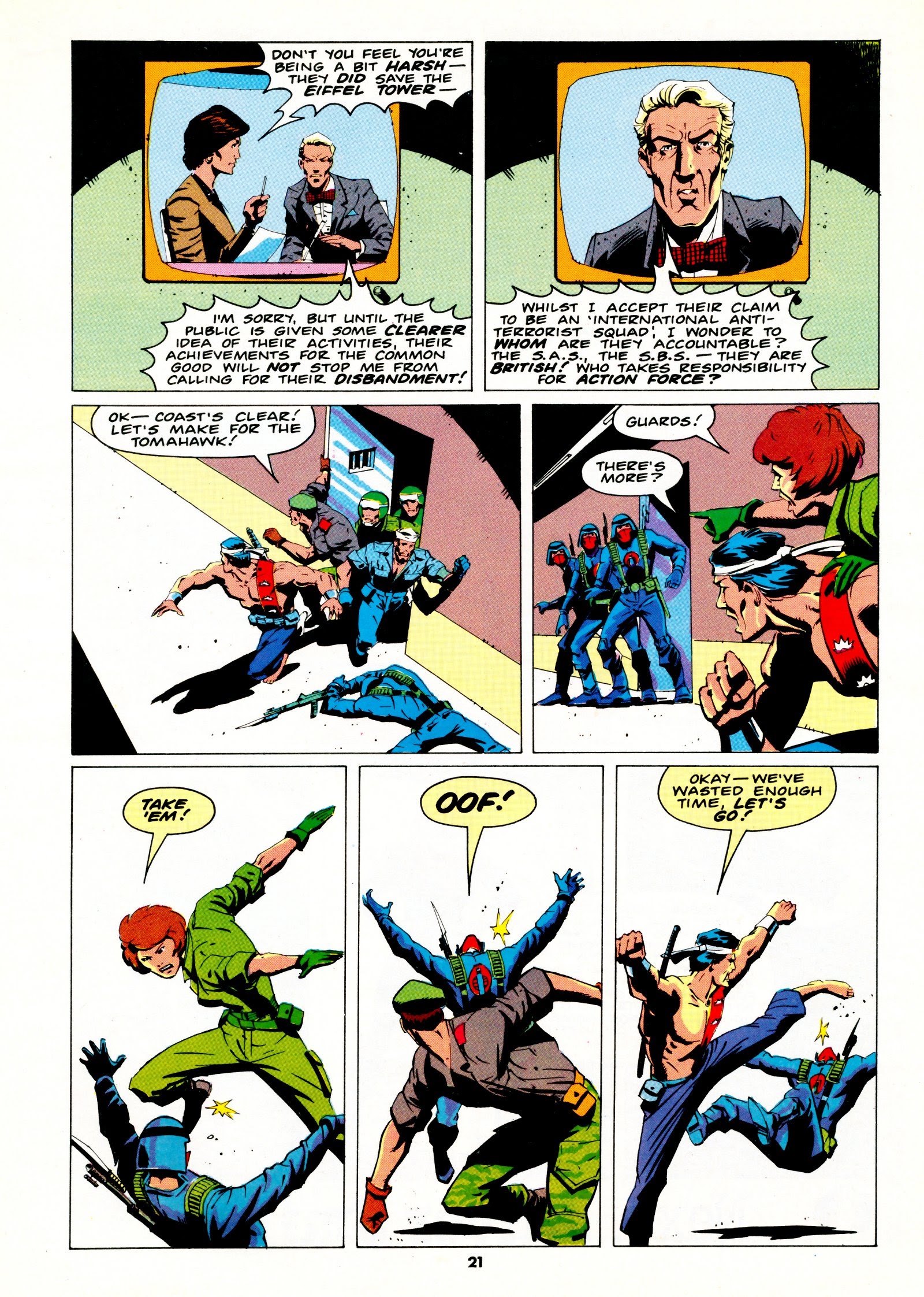 Read online Action Force comic -  Issue #12 - 21