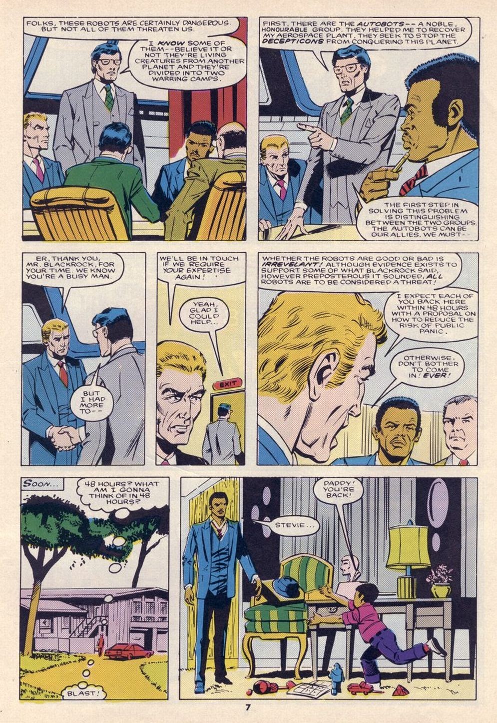 Read online The Transformers (UK) comic -  Issue #55 - 6