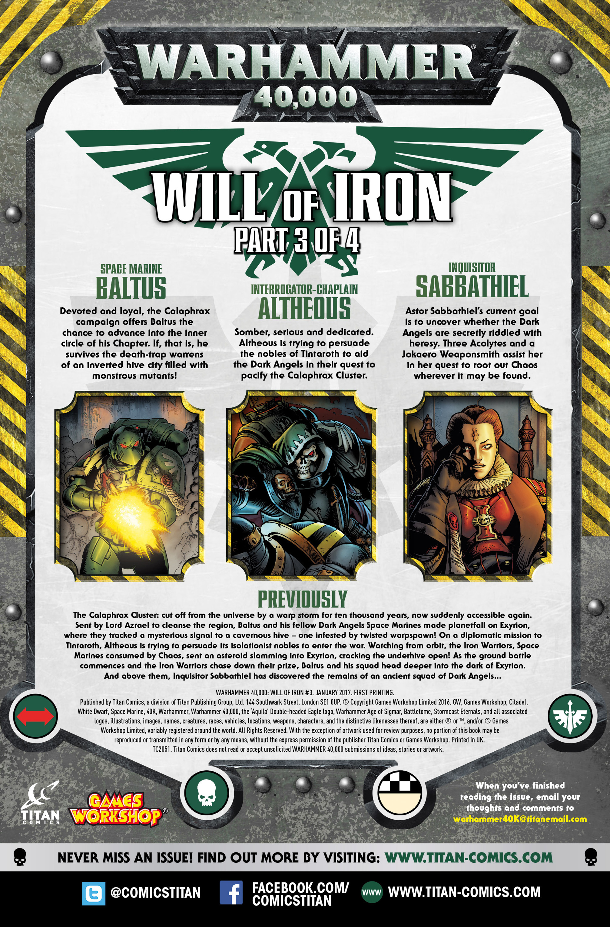 Read online Warhammer 40,000: Will of Iron comic -  Issue #3 - 5