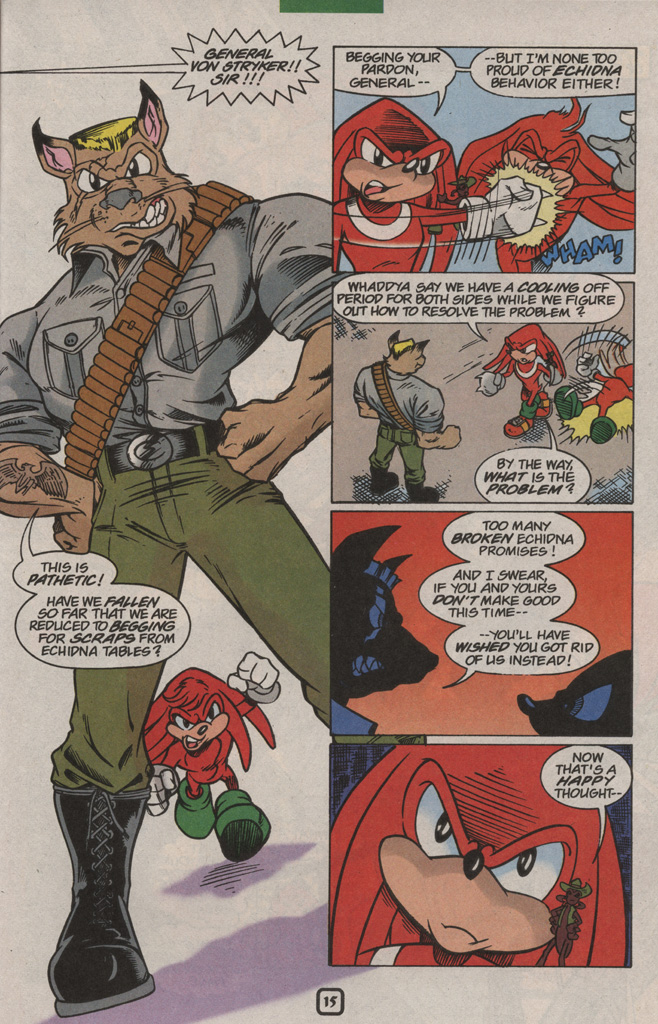 Read online Knuckles the Echidna comic -  Issue #22 - 21