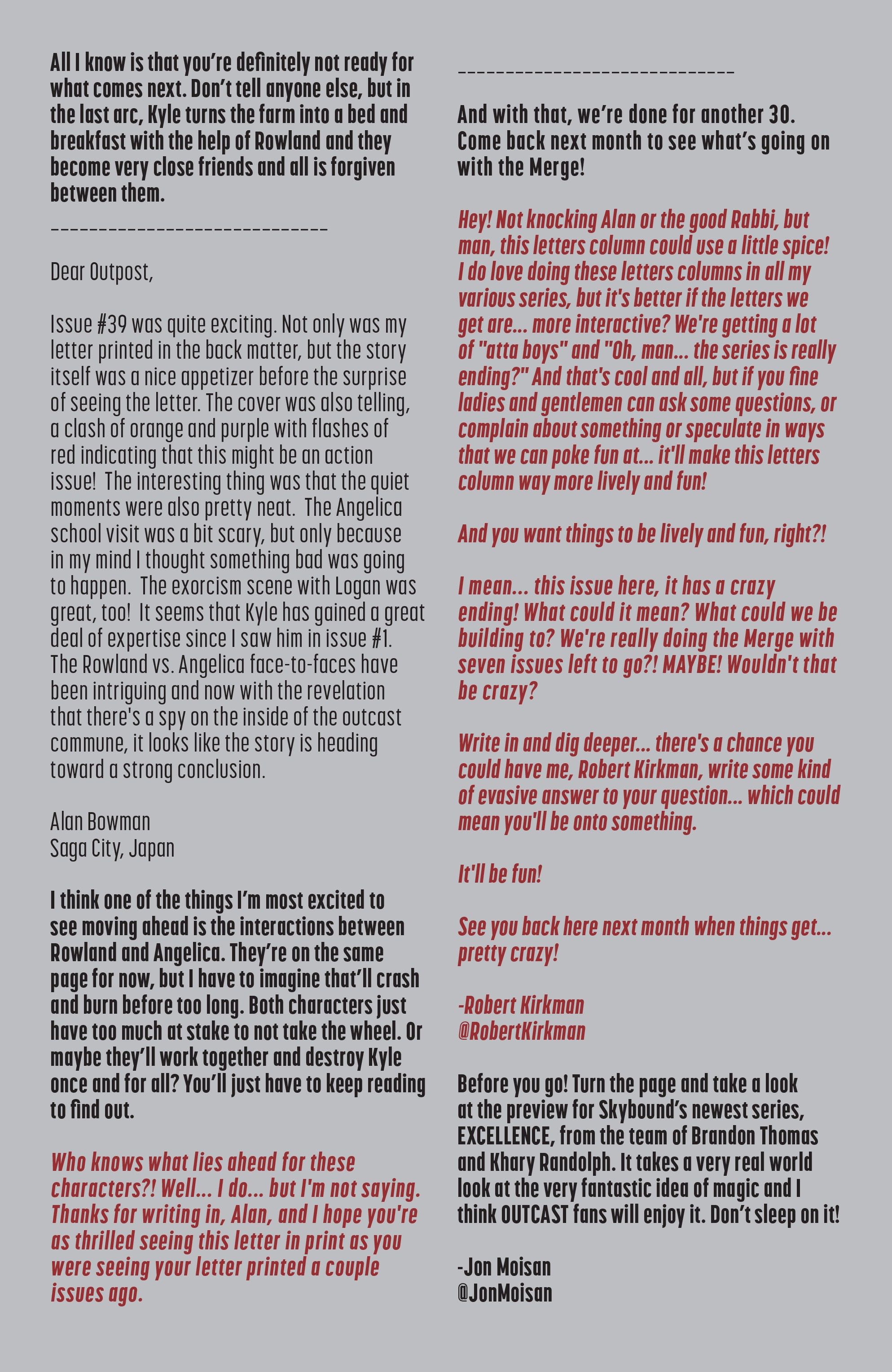 Read online Outcast by Kirkman & Azaceta comic -  Issue #41 - 23