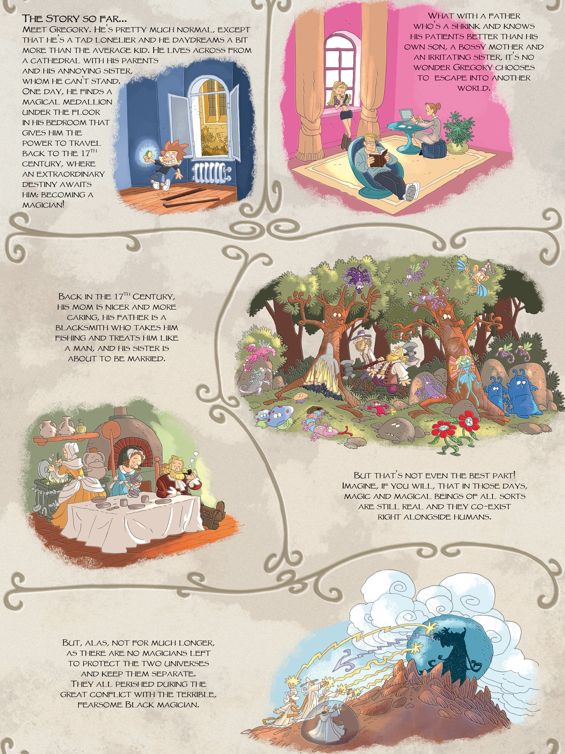 Read online Gregory and the Gargoyles comic -  Issue #3 - 4