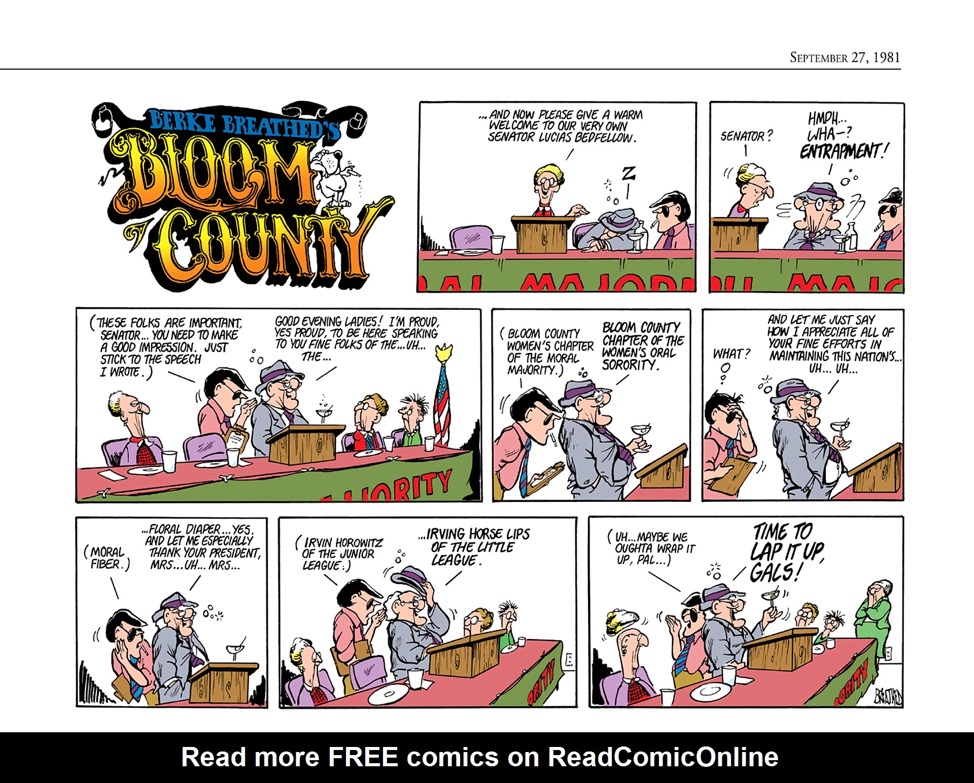 Read online The Bloom County Digital Library comic -  Issue # TPB 1 (Part 3) - 84