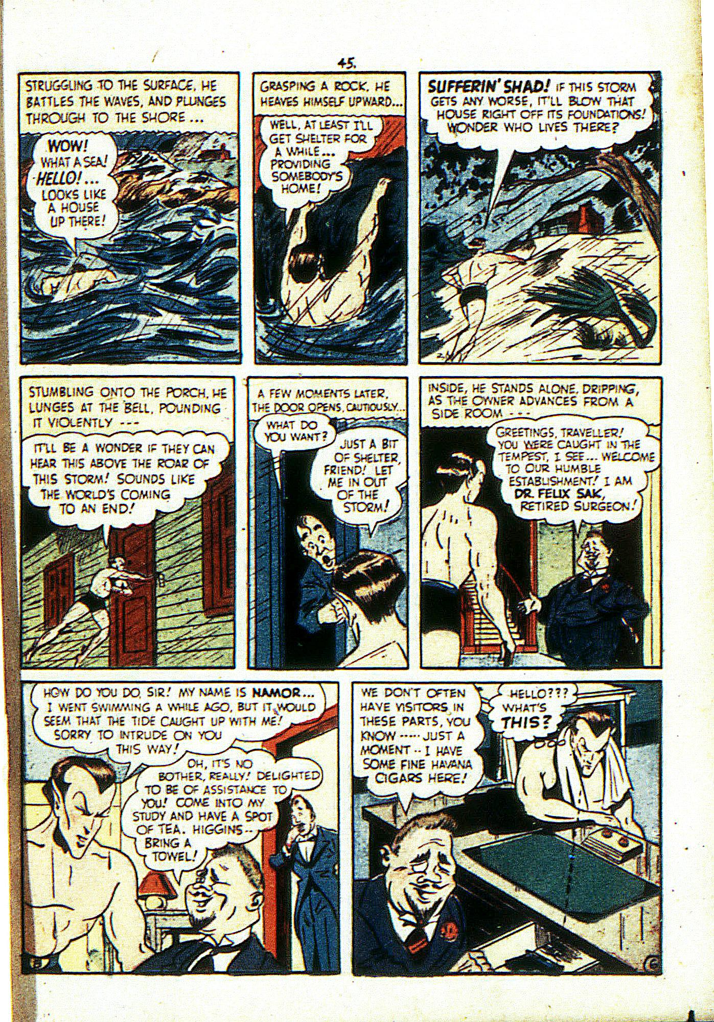 Read online All-Winners Comics comic -  Issue #4 - 44