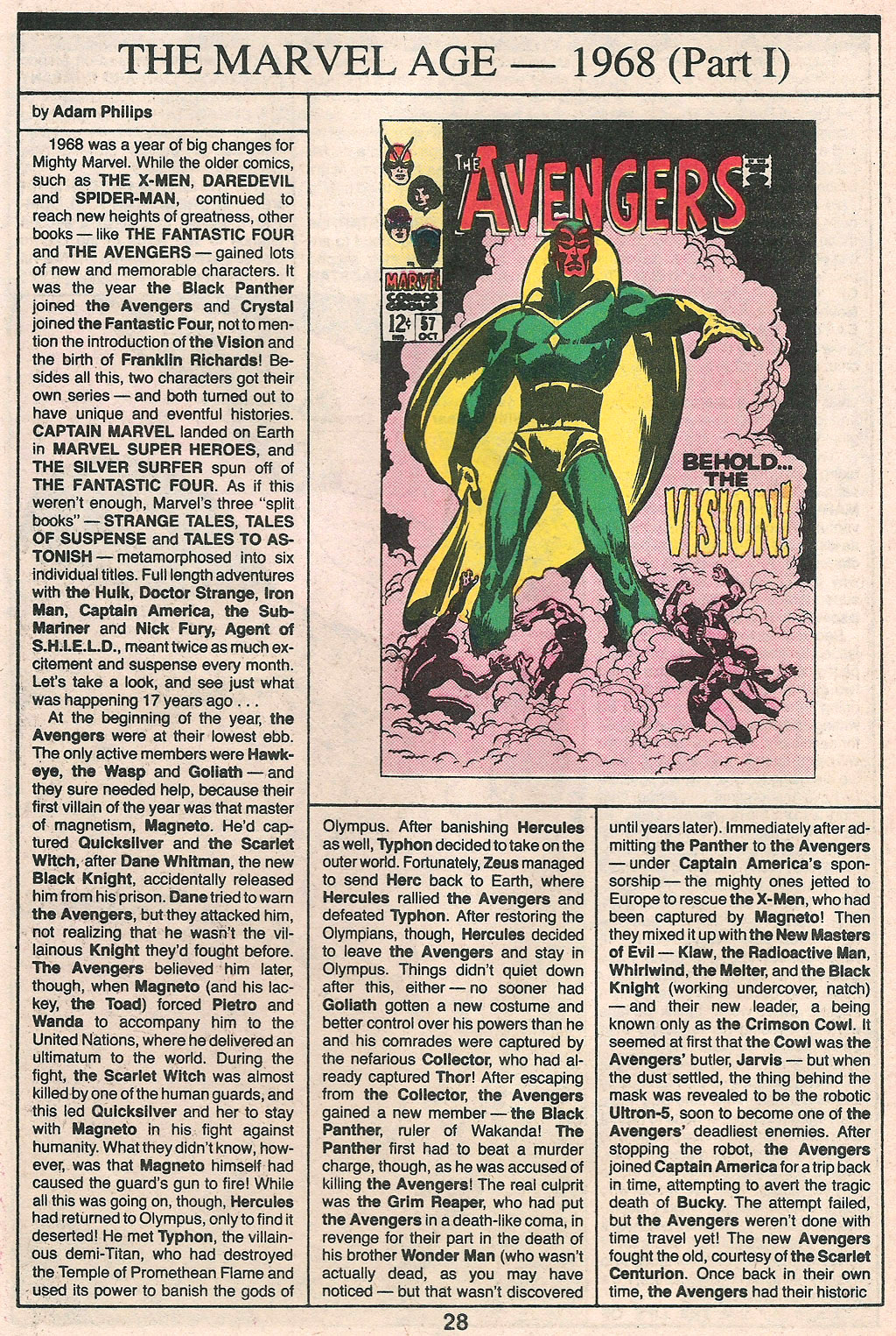 Read online Marvel Age comic -  Issue #28 - 29