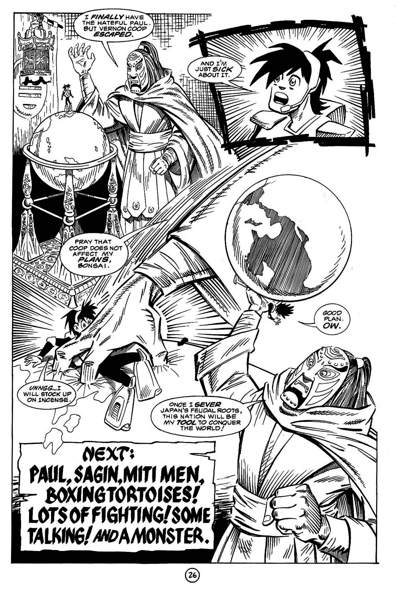 Read online Paul the Samurai (1992) comic -  Issue #6 - 27