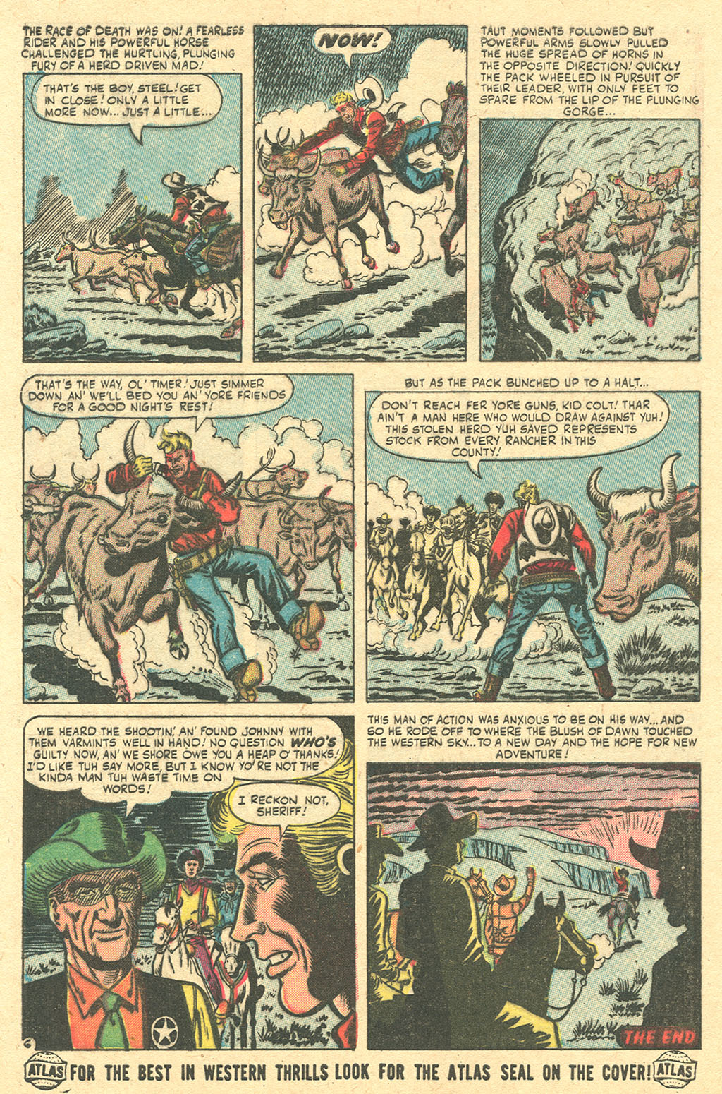 Read online Kid Colt Outlaw comic -  Issue #36 - 8