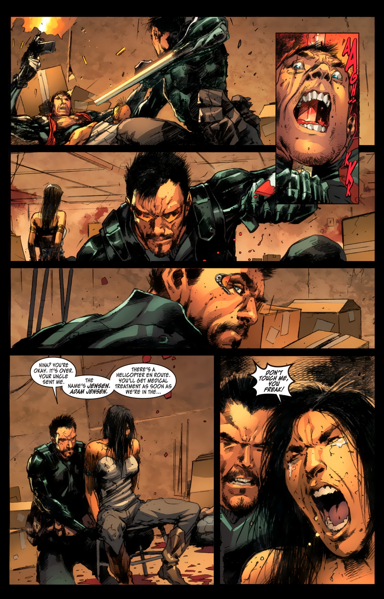 Read online Deus Ex comic -  Issue #1 - 10