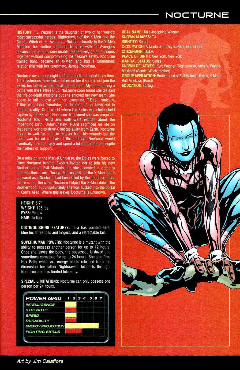 Read online Official Handbook of the Marvel Universe: X-Men Age of Apocalypse 2005 comic -  Issue # Full - 43