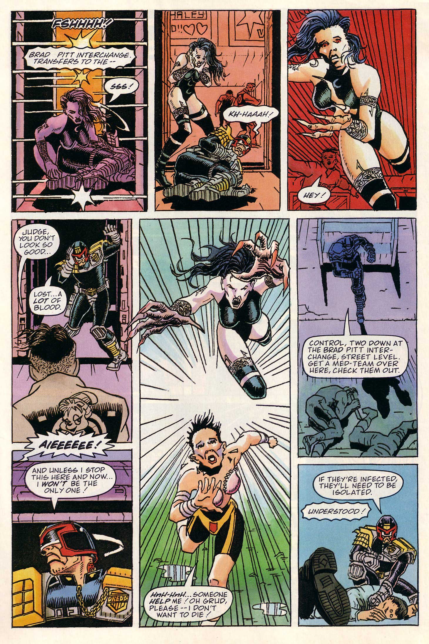 Read online Judge Dredd Lawman of the Future comic -  Issue #16 - 9