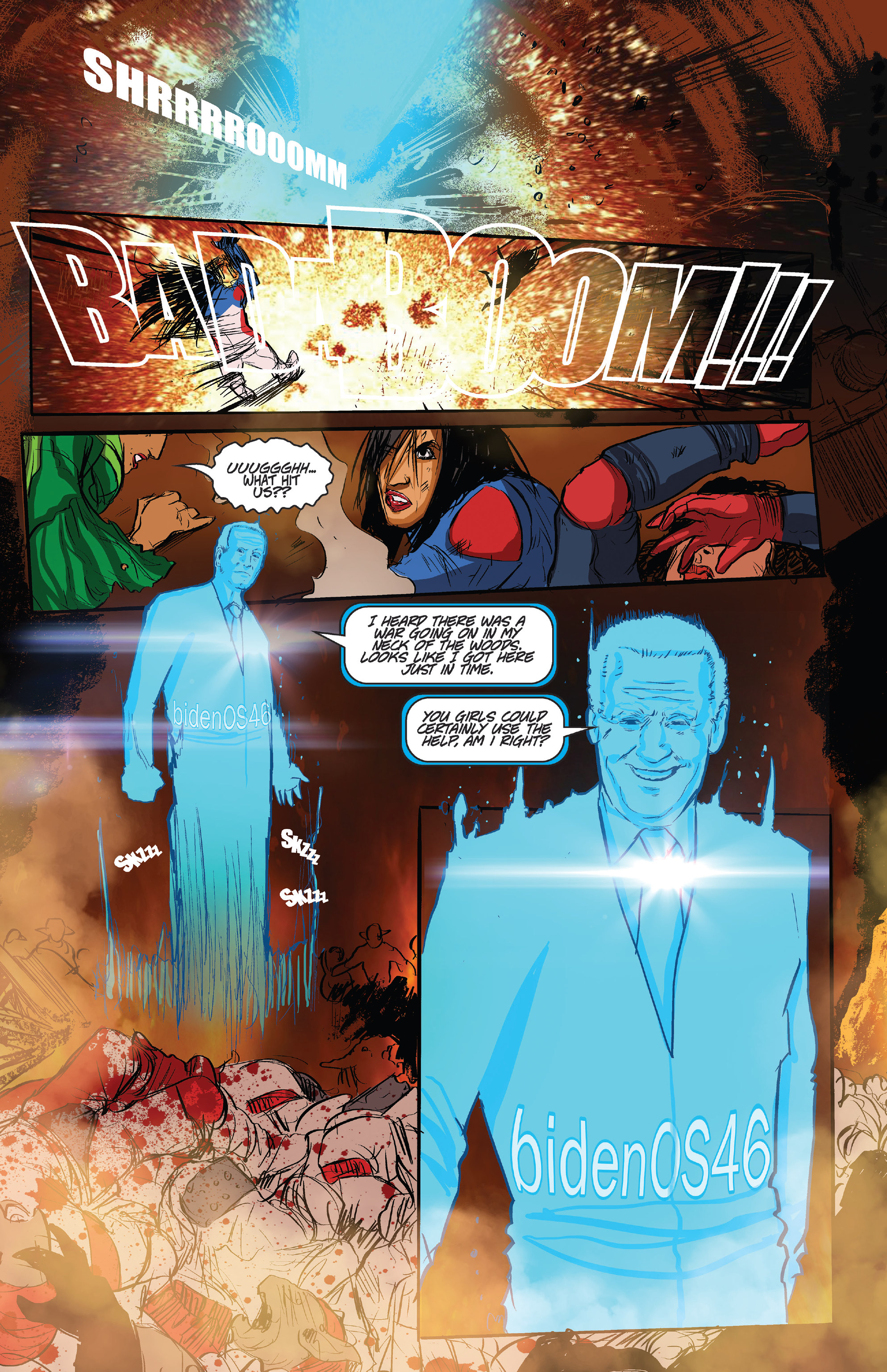 Read online Alexandria Ocasio-Cortez and the Freshman Force: Squad Special comic -  Issue # Full - 9