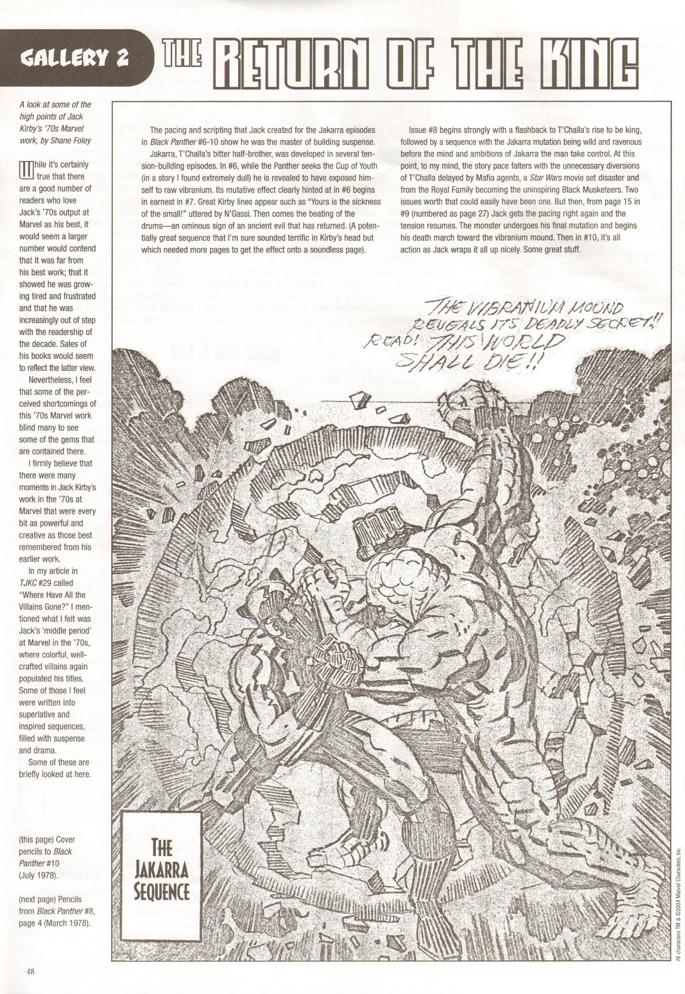 Read online The Jack Kirby Collector comic -  Issue #41 - 44