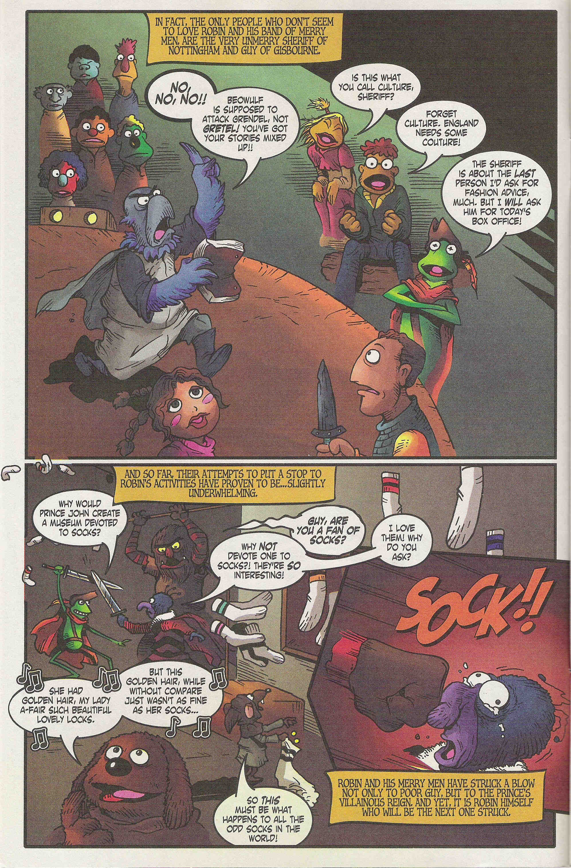 Read online Muppet Robin Hood comic -  Issue #2 - 5