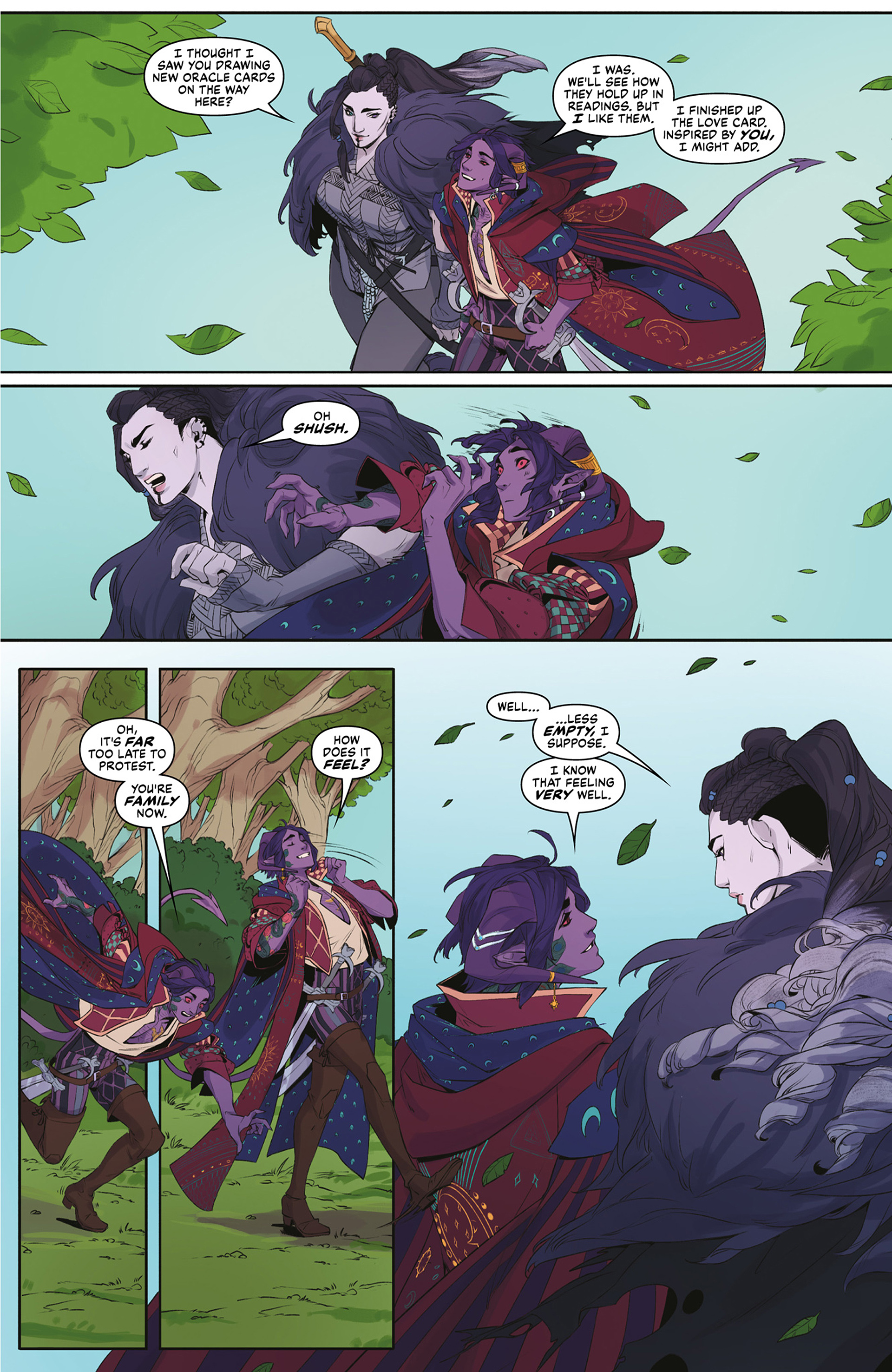 Read online Critical Role: The Mighty Nein Origins - Mollymauk Tealeaf comic -  Issue # Full - 53