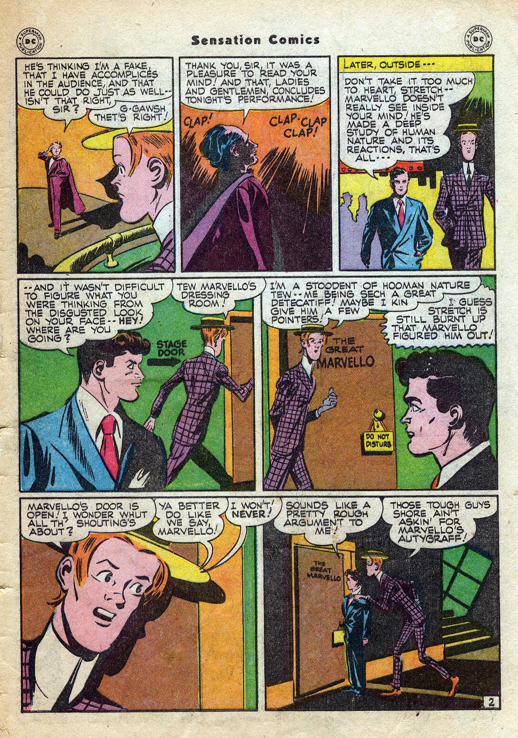 Read online Sensation (Mystery) Comics comic -  Issue #60 - 43