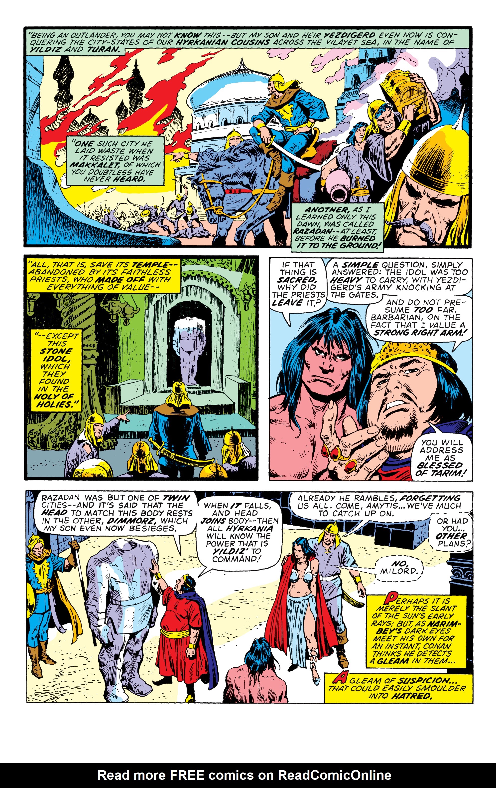 Read online Conan The Barbarian Epic Collection: The Original Marvel Years - The Curse Of The Golden Skull comic -  Issue # TPB (Part 2) - 96