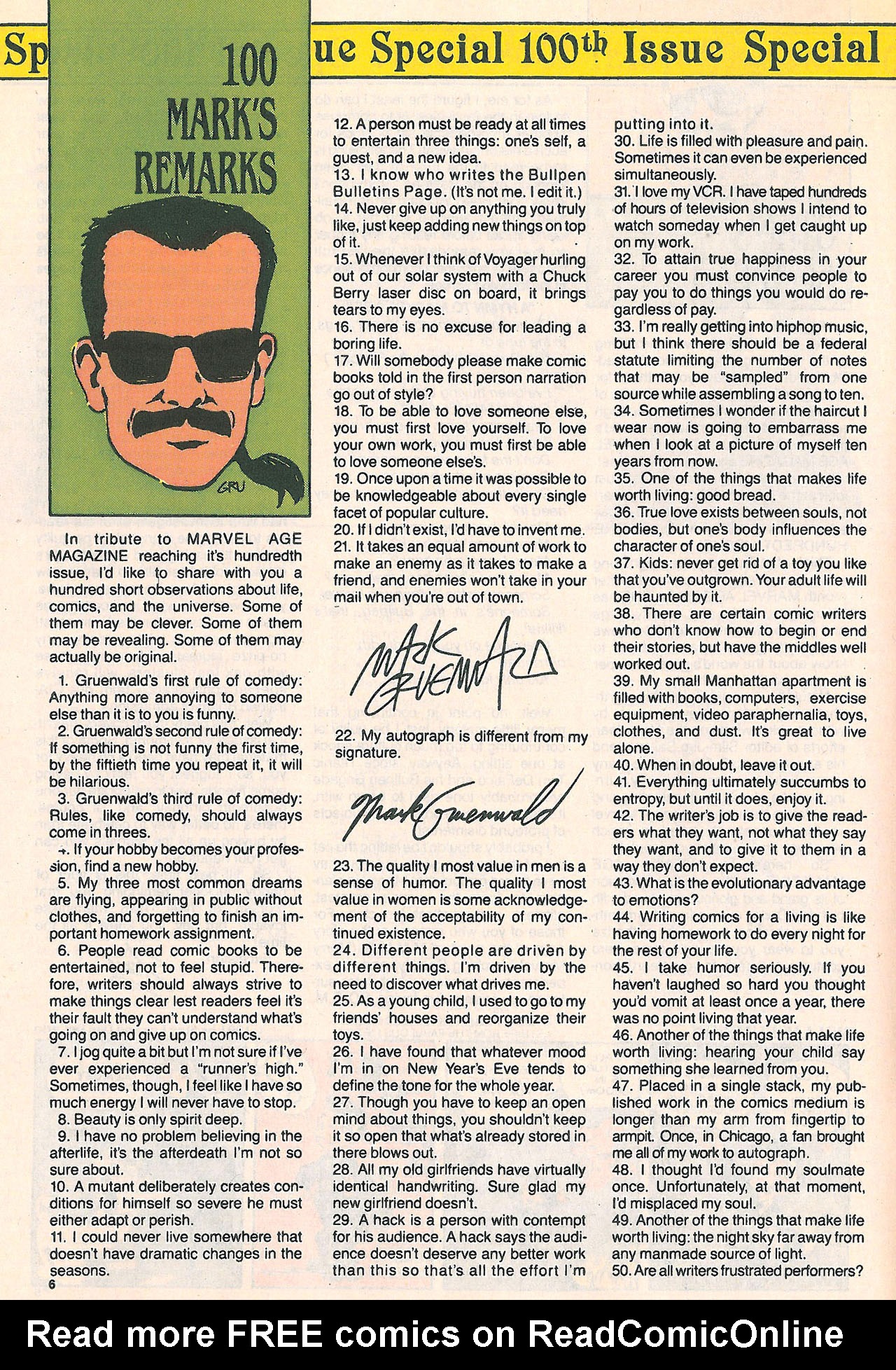 Read online Marvel Age comic -  Issue #100 - 8