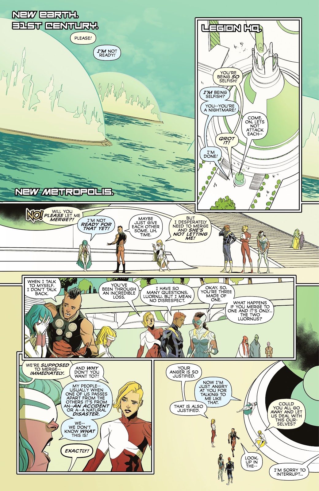 Justice League vs. The Legion of Super-Heroes issue 1 - Page 12