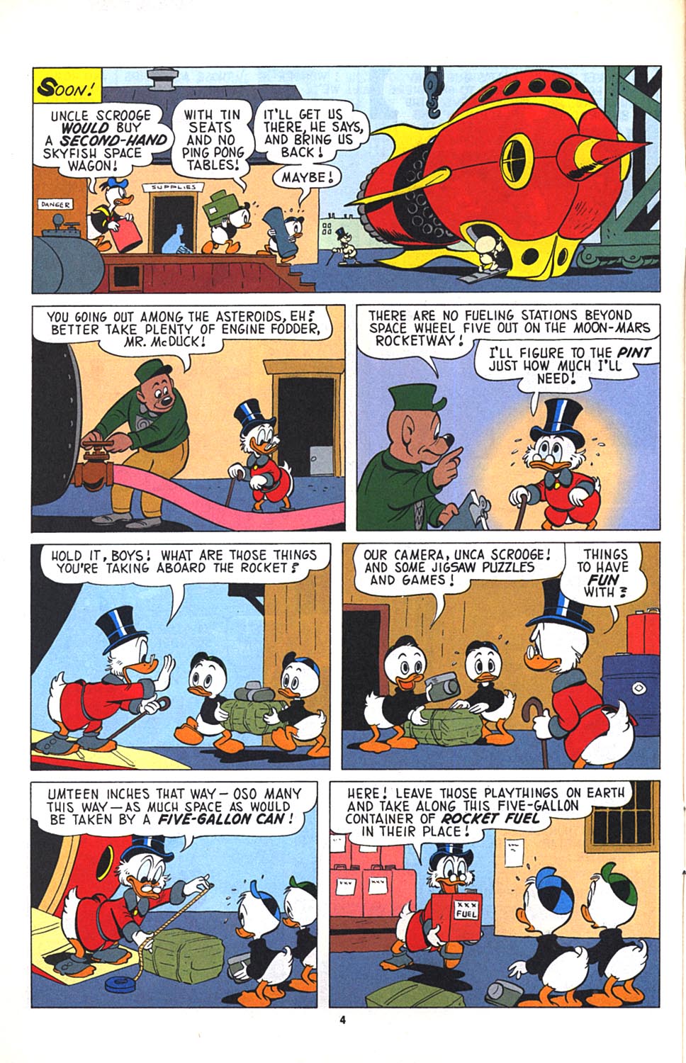 Read online Uncle Scrooge (1953) comic -  Issue #268 - 5