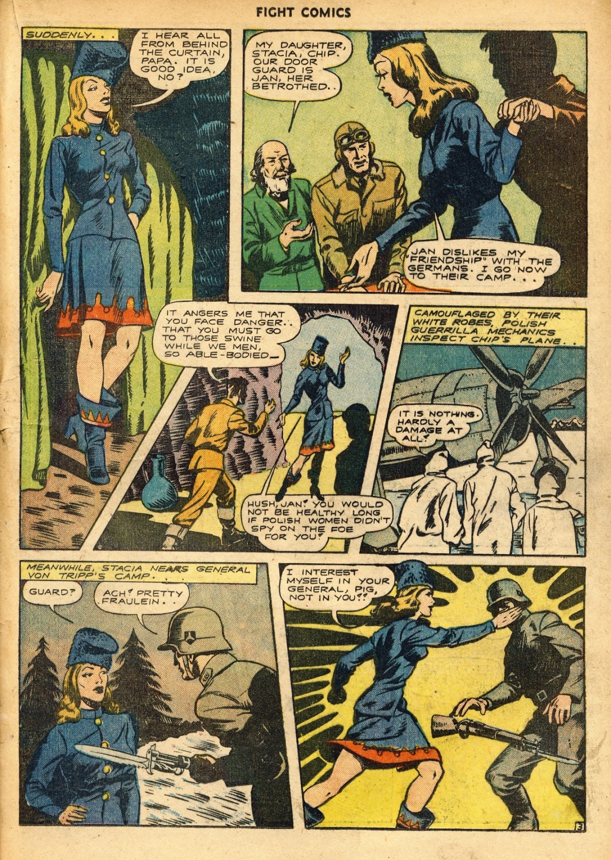 Read online Fight Comics comic -  Issue #30 - 39