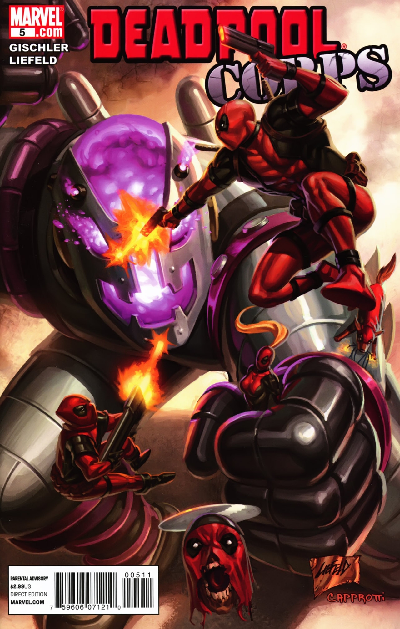 Read online Deadpool Corps (2010) comic -  Issue #5 - 1