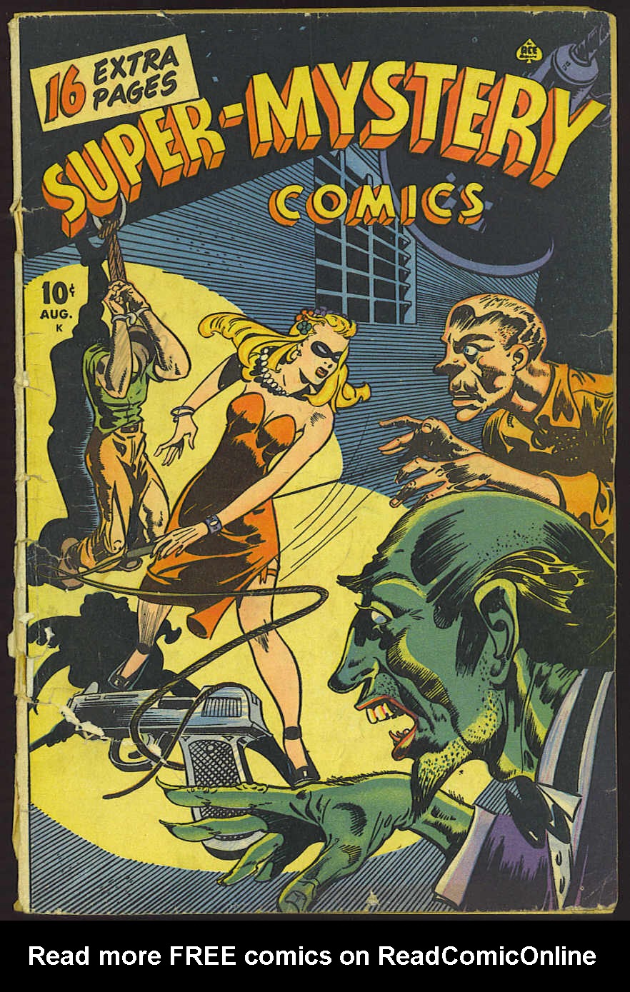 Read online Super-Mystery Comics comic -  Issue #31 - 31
