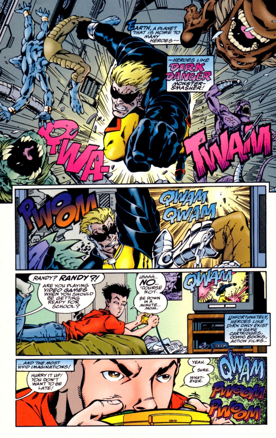 Read online Randy O'Donnell is The M@N comic -  Issue #1 - 4