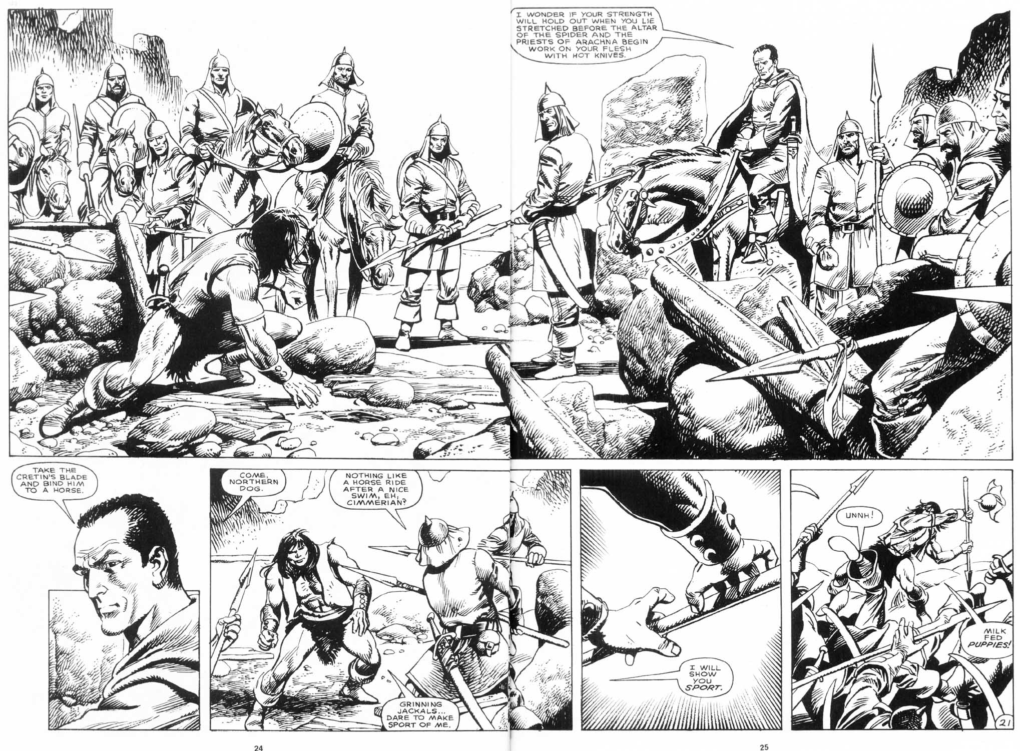 Read online The Savage Sword Of Conan comic -  Issue #156 - 25