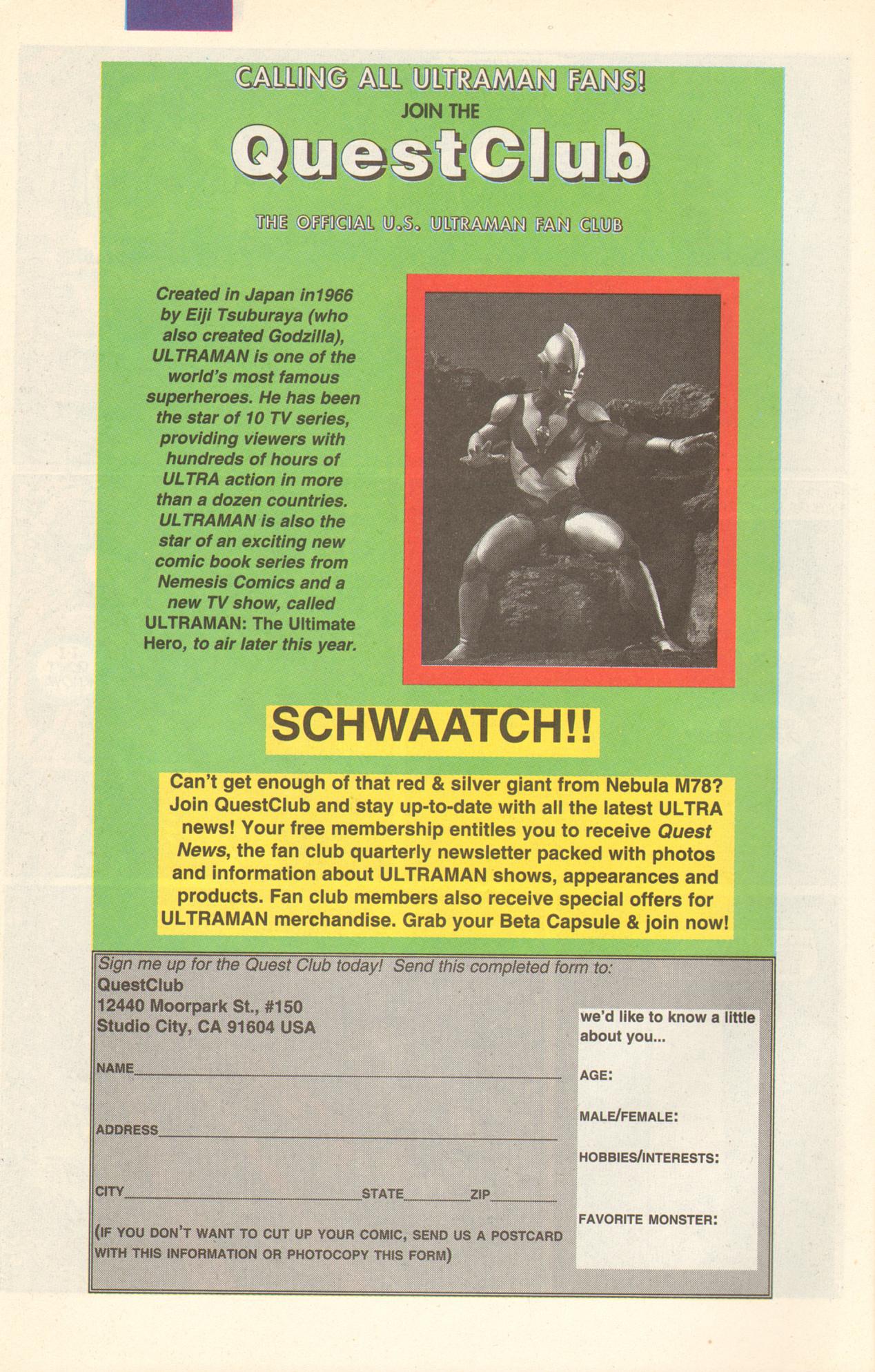 Read online Ultraman (1994) comic -  Issue #4 - 7