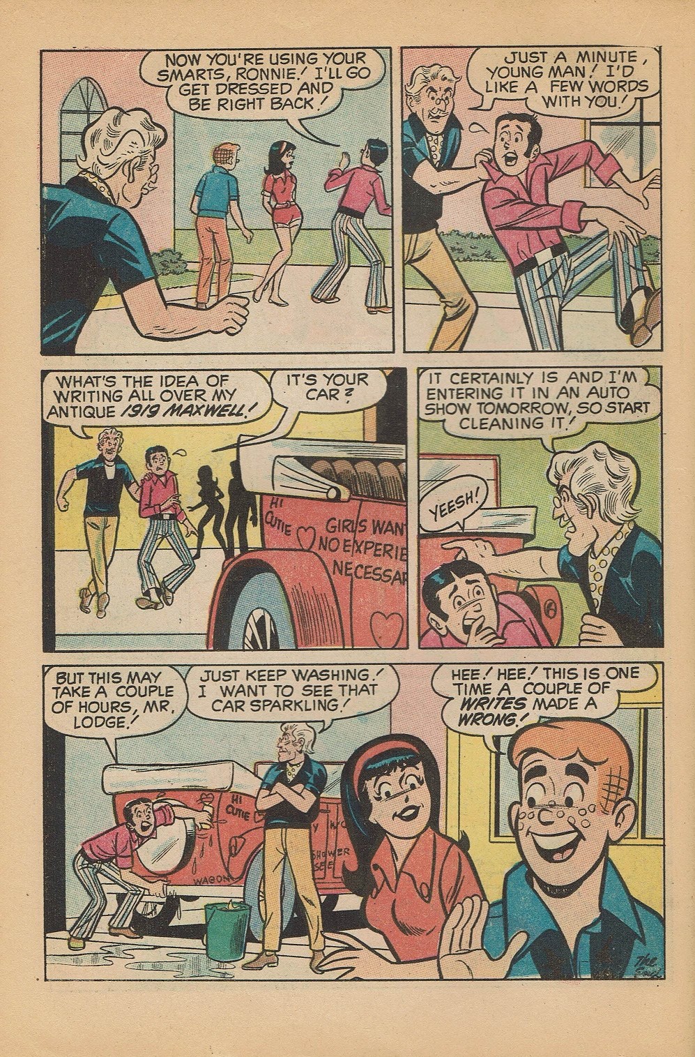 Read online Reggie and Me (1966) comic -  Issue #43 - 18