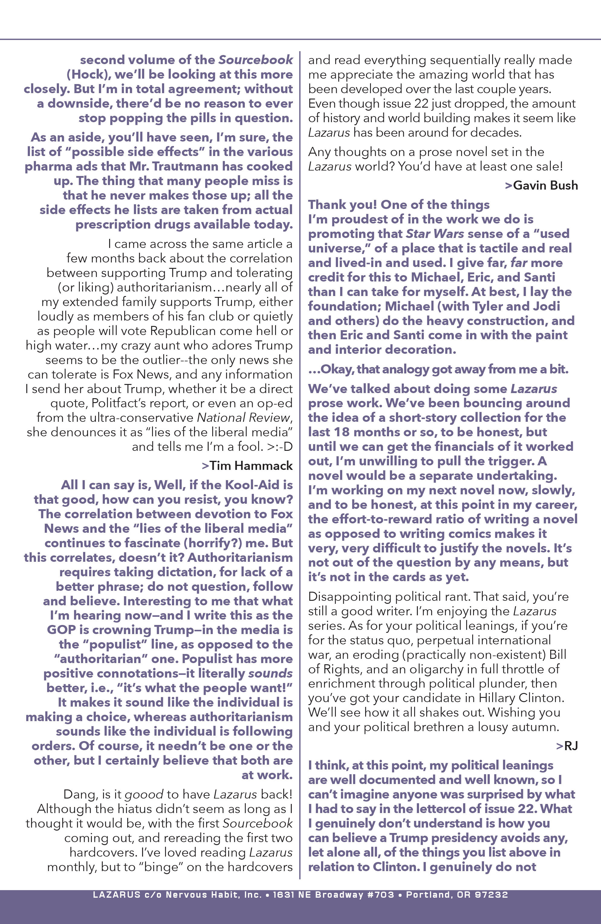 Read online Lazarus (2013) comic -  Issue #24 - 28