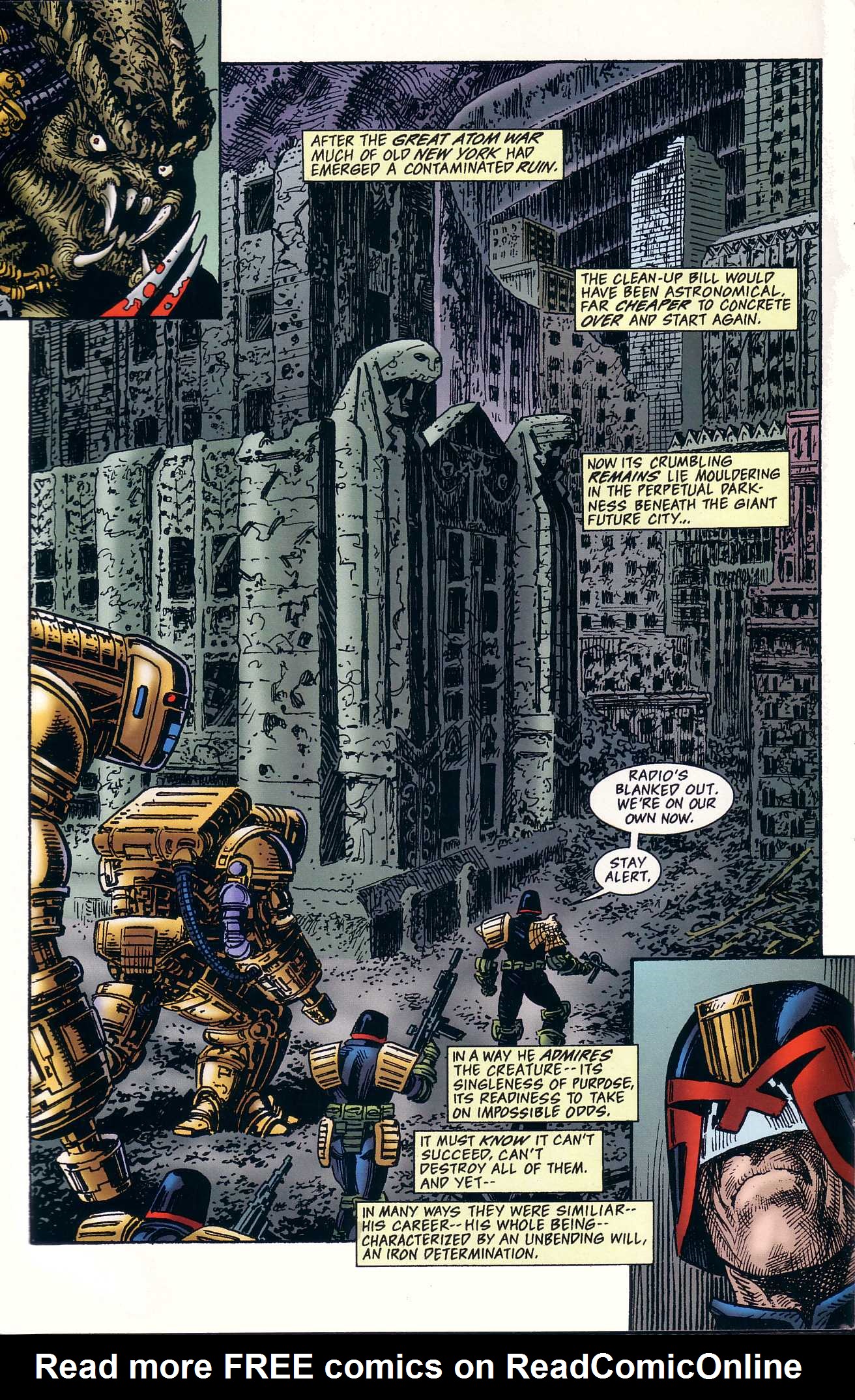 Read online Predator Versus Judge Dredd comic -  Issue #3 - 8