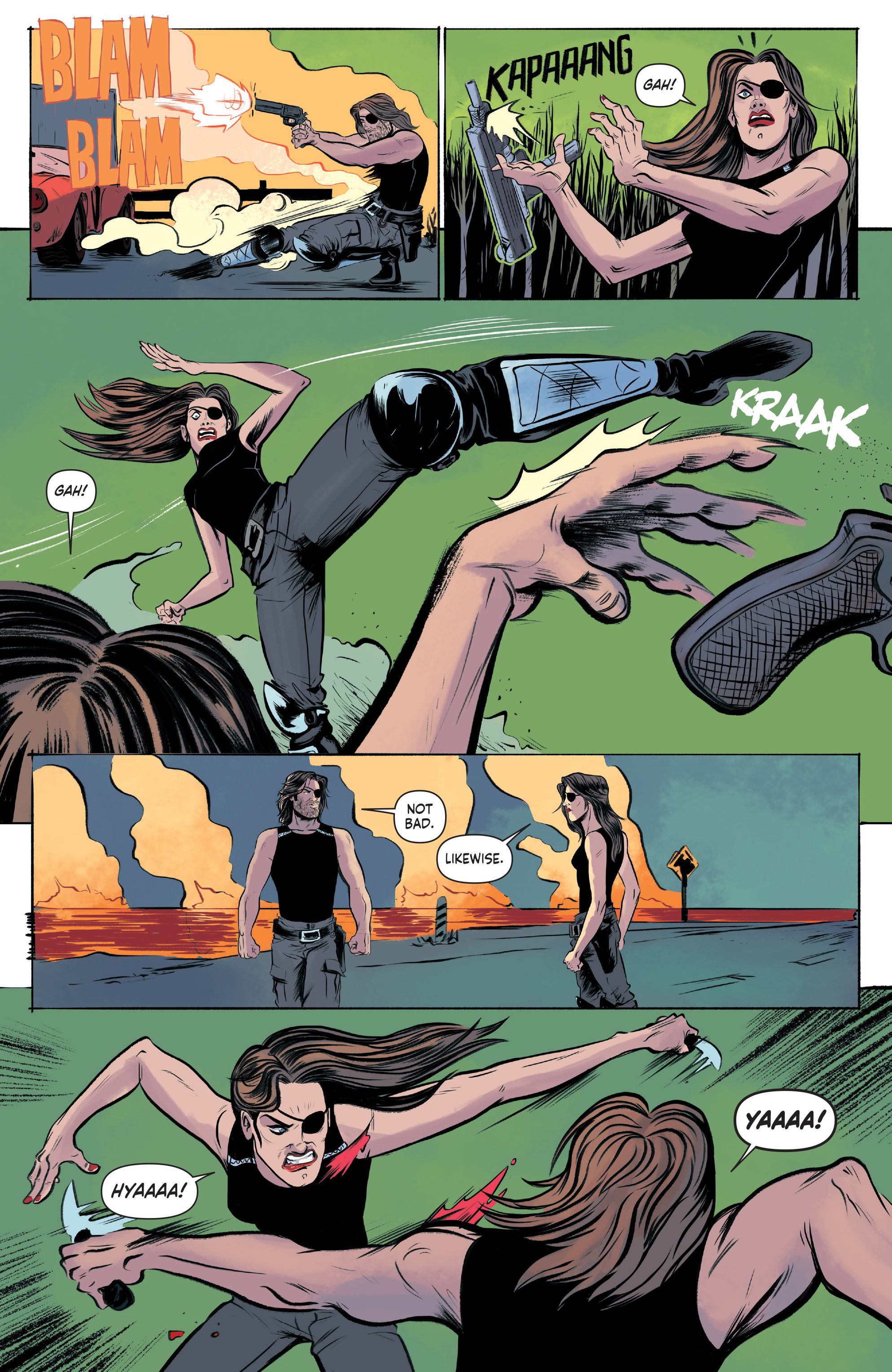 Read online Big Trouble in Little China/Escape From New York comic -  Issue #4 - 17