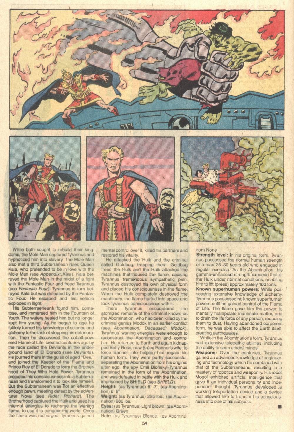 Read online The Official Handbook of the Marvel Universe Deluxe Edition comic -  Issue #13 - 56