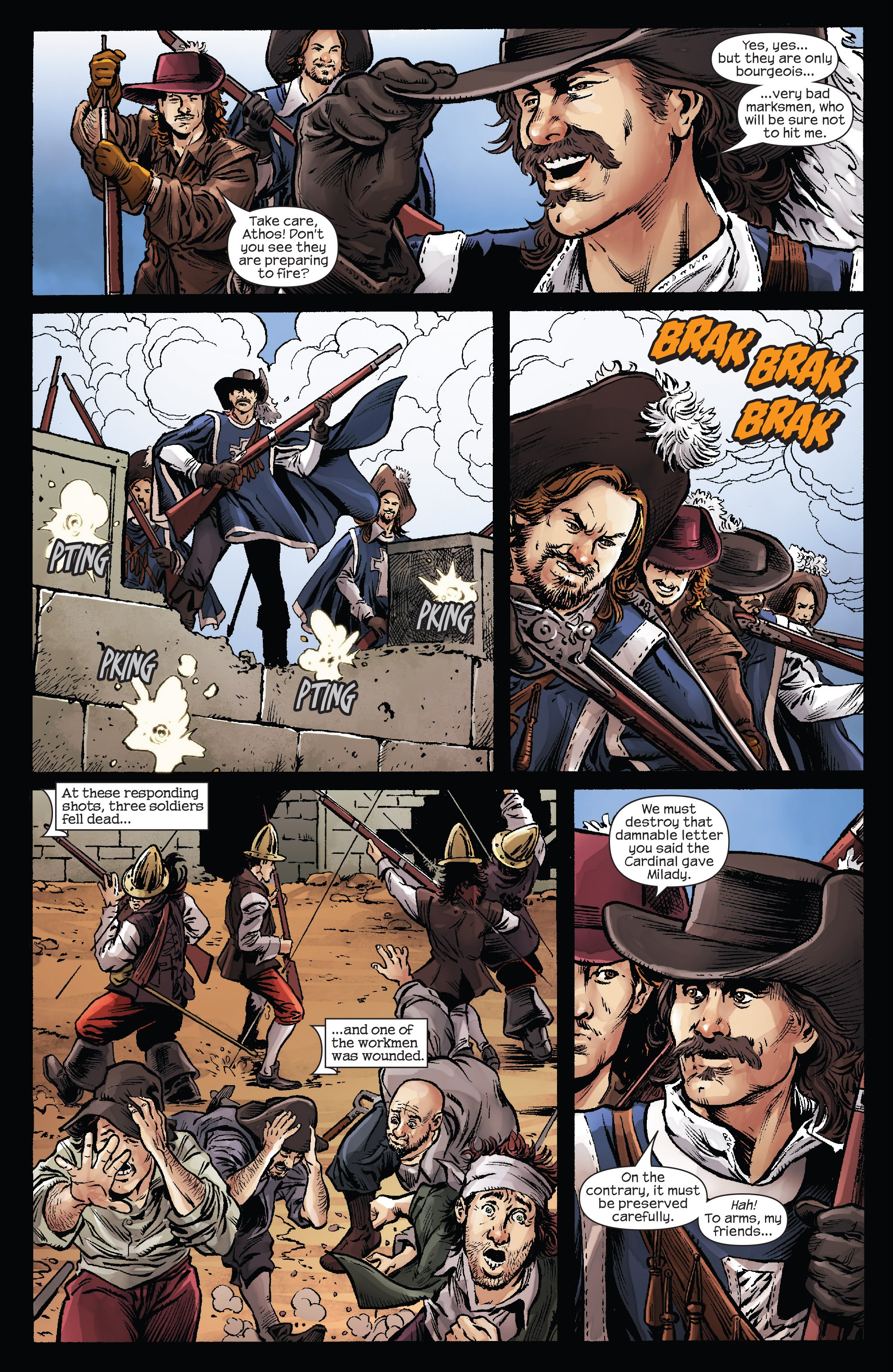 Read online Marvel Illustrated: The Three Musketeers comic -  Issue #5 - 12