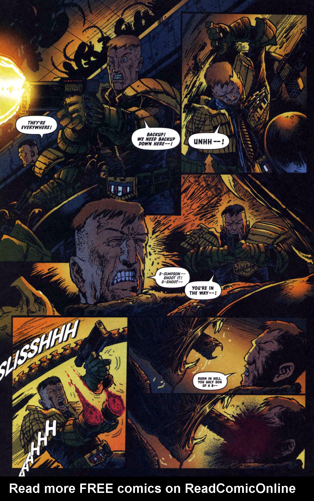 Read online Judge Dredd Vs. Aliens:  Incubus comic -  Issue #3 - 14