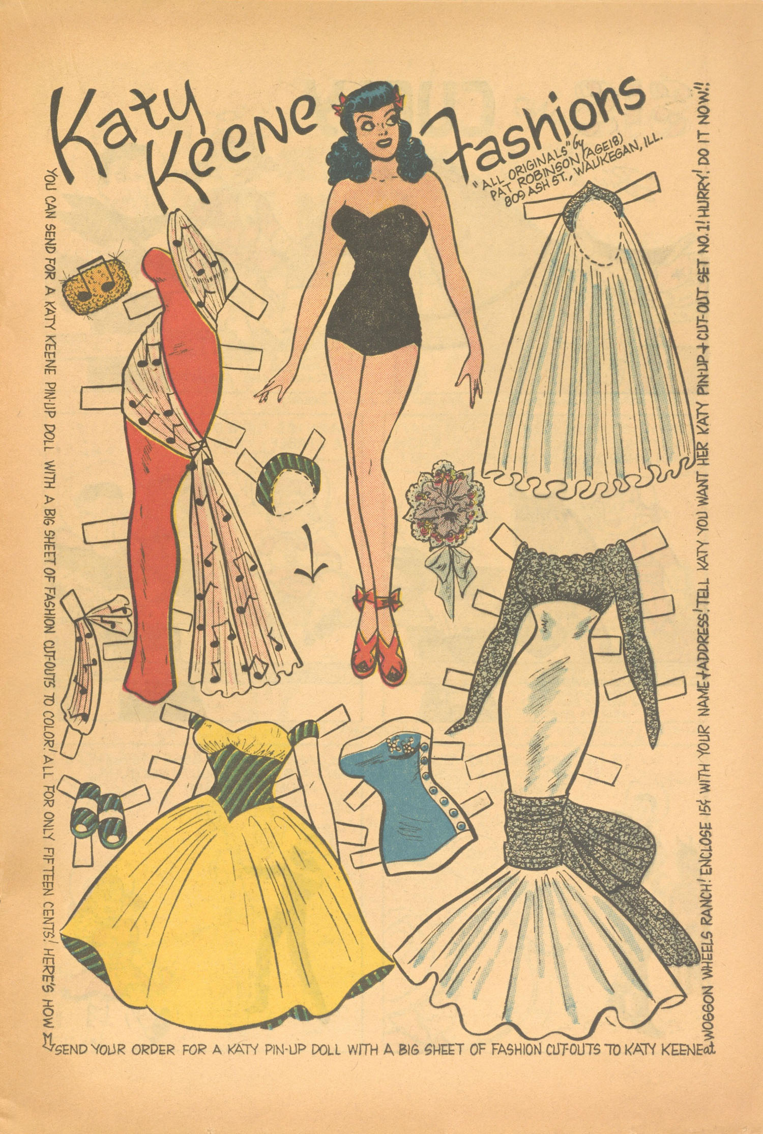 Read online Katy Keene (1949) comic -  Issue #47 - 17