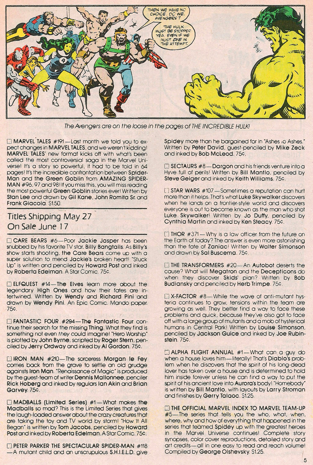 Read online Marvel Age comic -  Issue #41 - 6