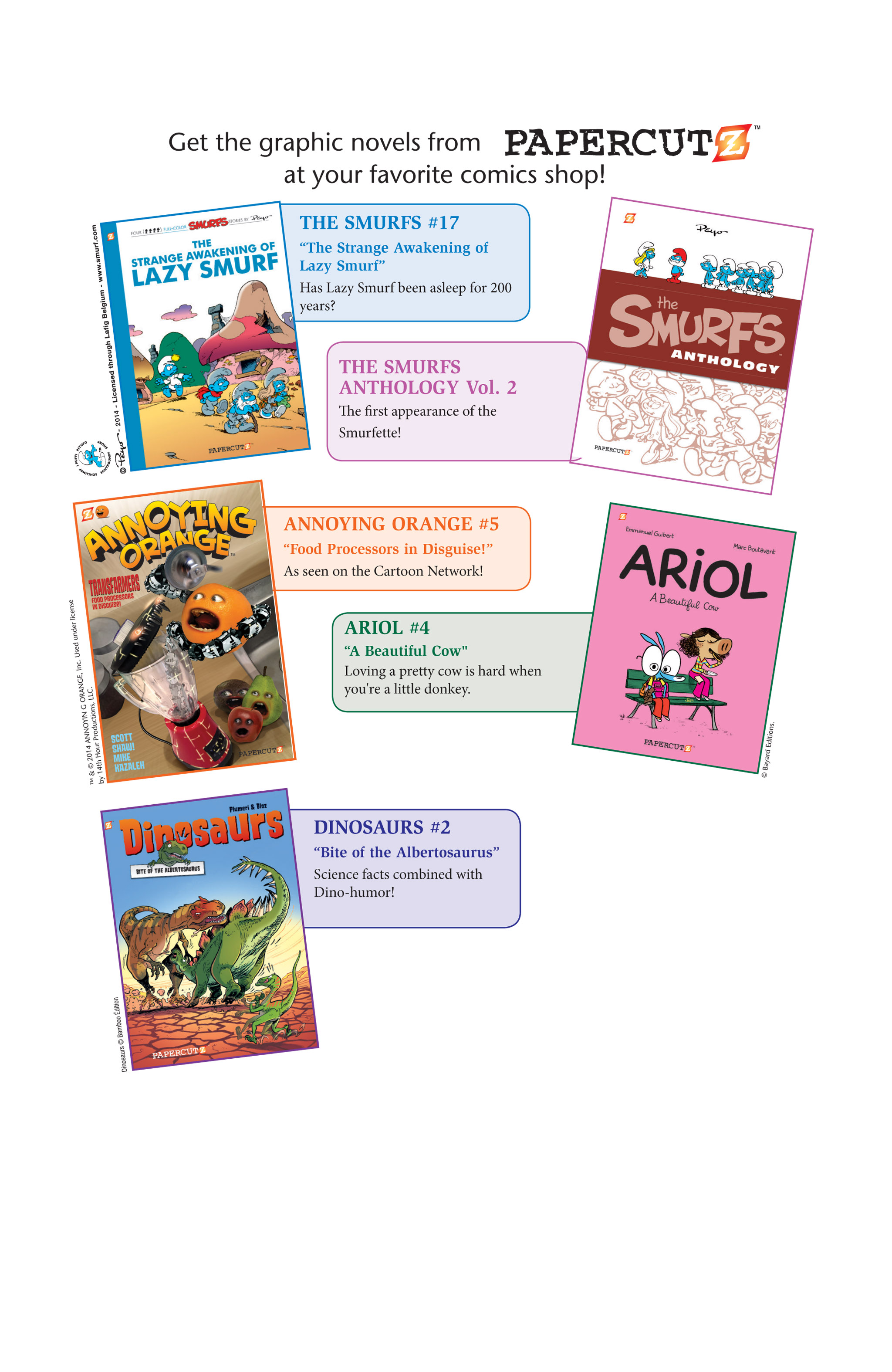 Read online Free Comic Book Day 2014 comic -  Issue # The Smurfs - 32