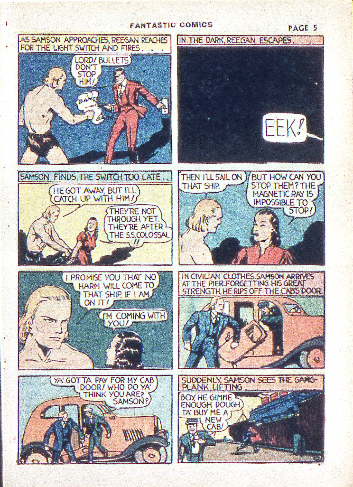 Read online Fantastic Comics comic -  Issue #3 - 8