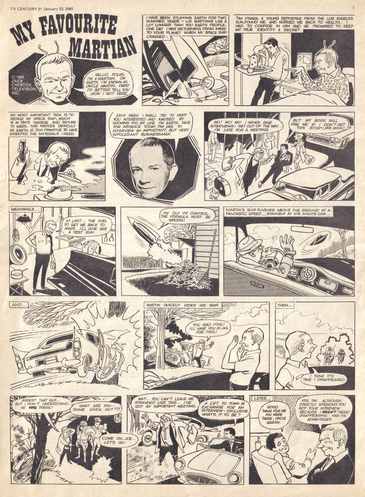 Read online TV Century 21 (TV 21) comic -  Issue #1 - 7