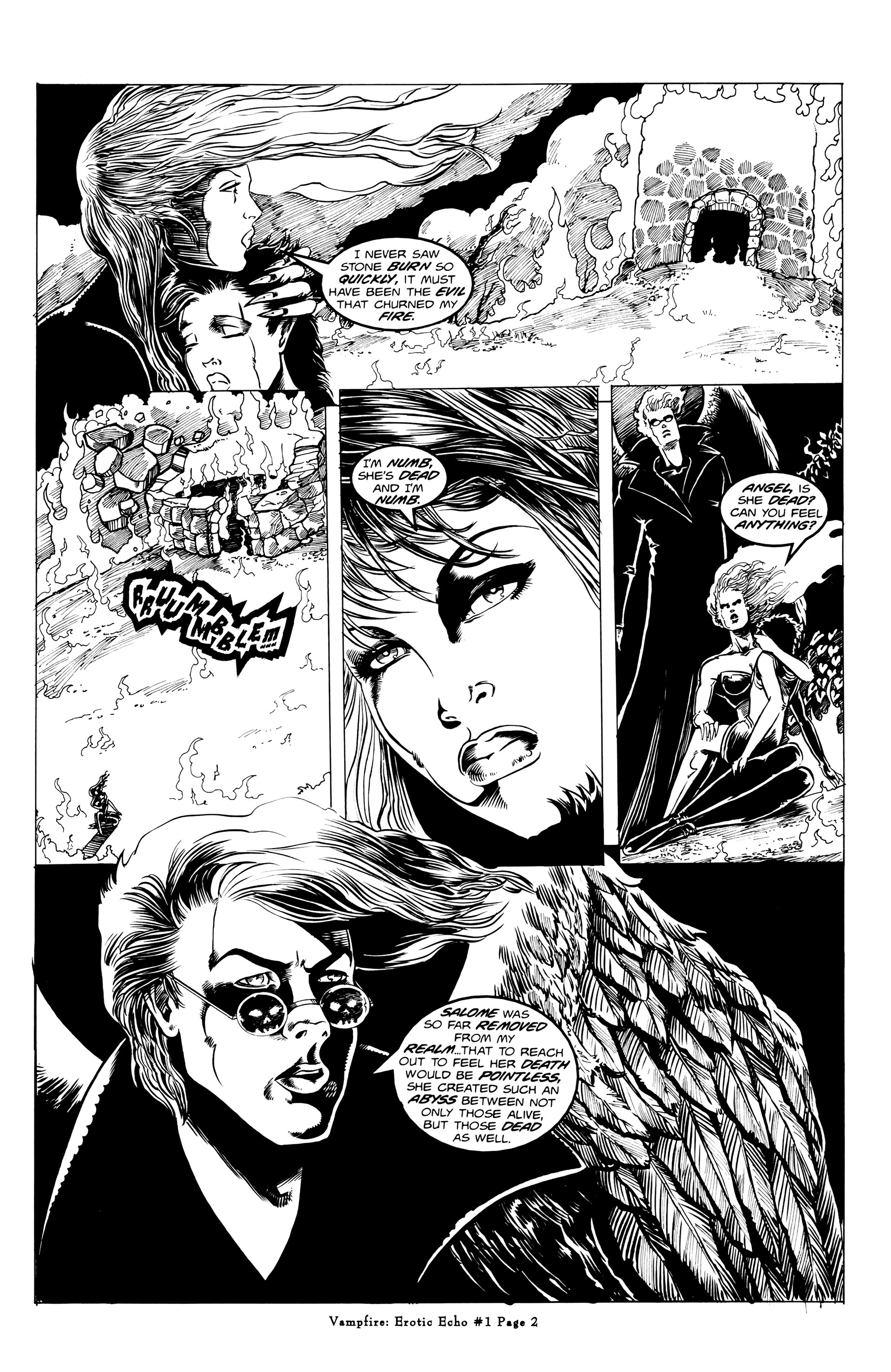 Read online Vampfire: Erotic Echo comic -  Issue #1 - 4