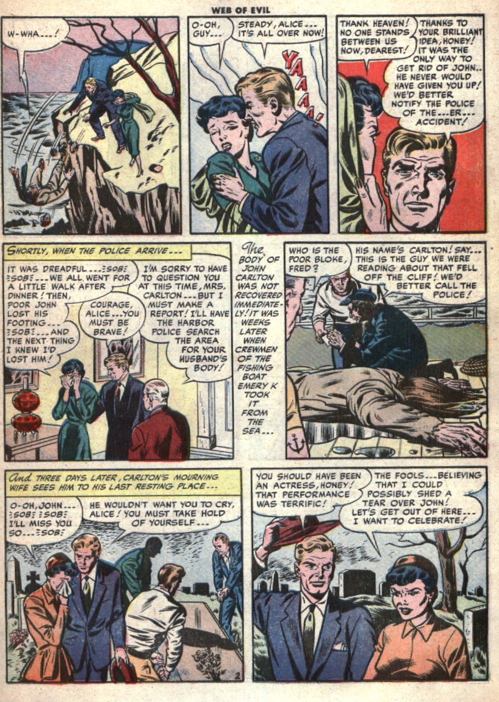 Read online Web of Evil comic -  Issue #12 - 13