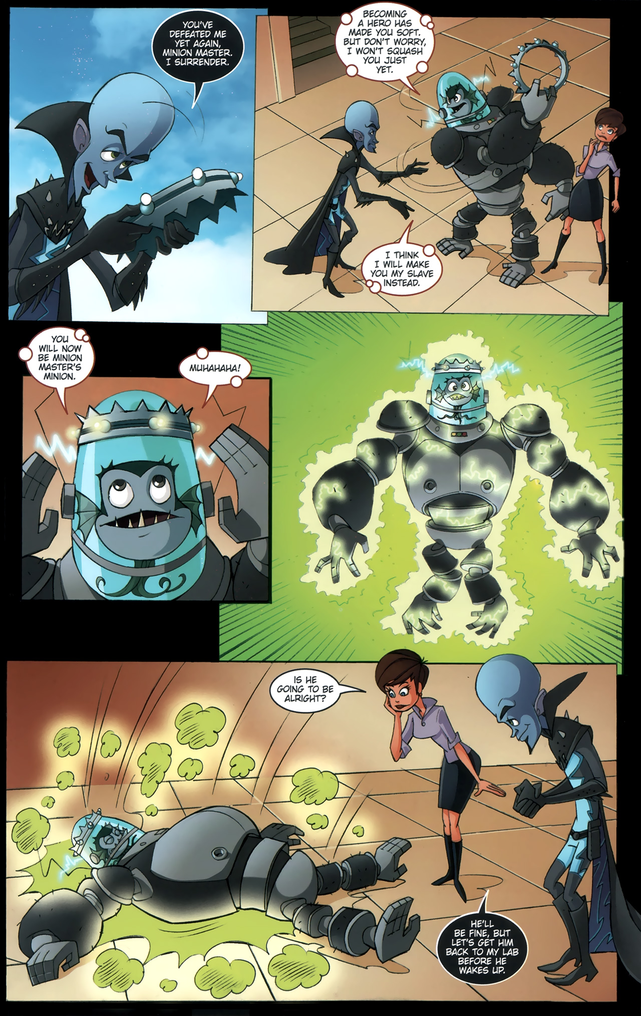 Read online Megamind: Bad. Blue. Brilliant. comic -  Issue #2 - 21