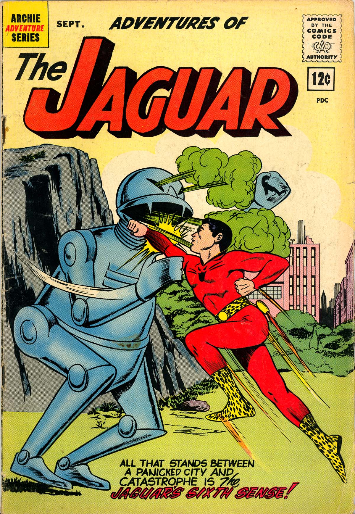 Read online Adventures of the Jaguar comic -  Issue #8 - 1