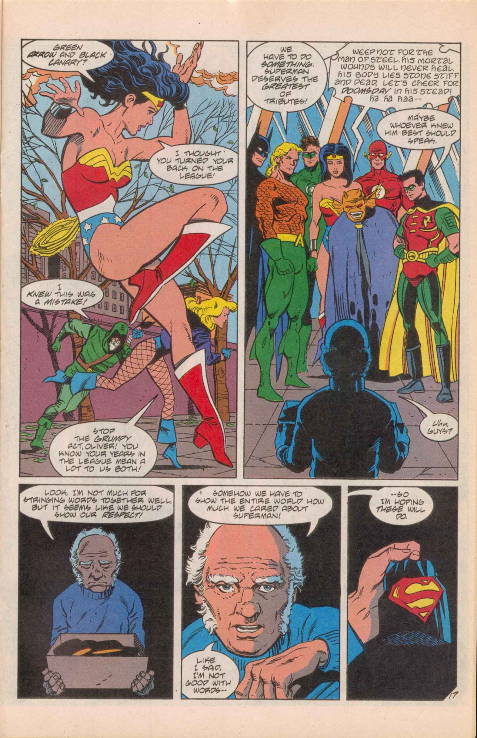 Read online Justice League America comic -  Issue #70 - 19