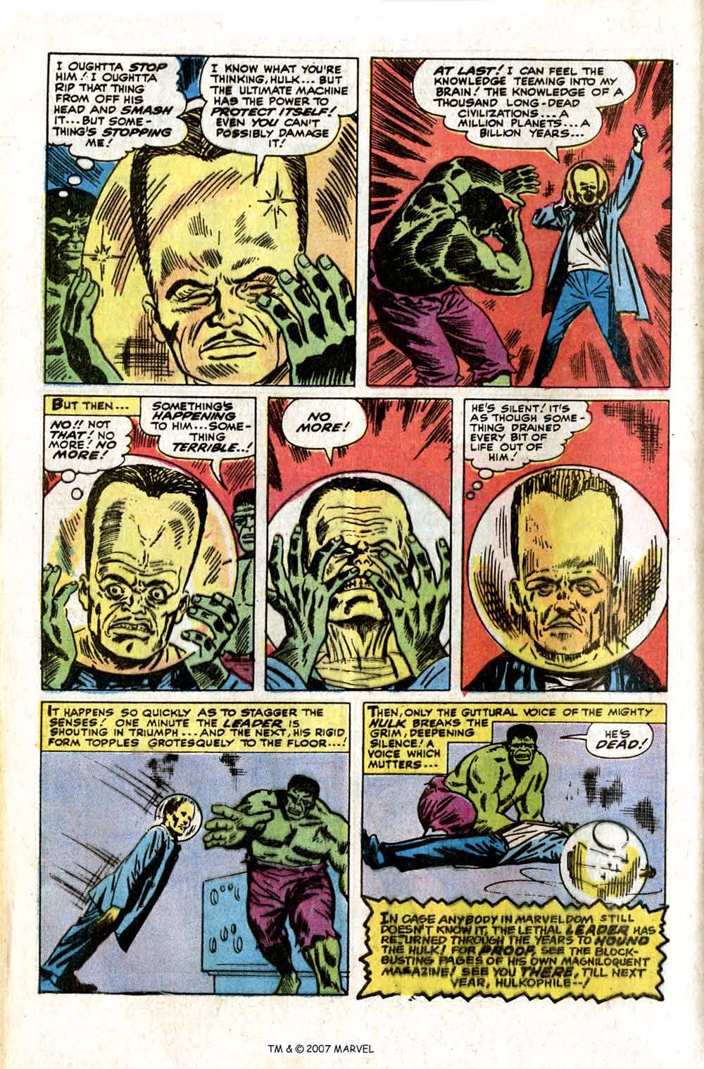 Read online The Incredible Hulk (1968) comic -  Issue # _Annual 1970 - 62
